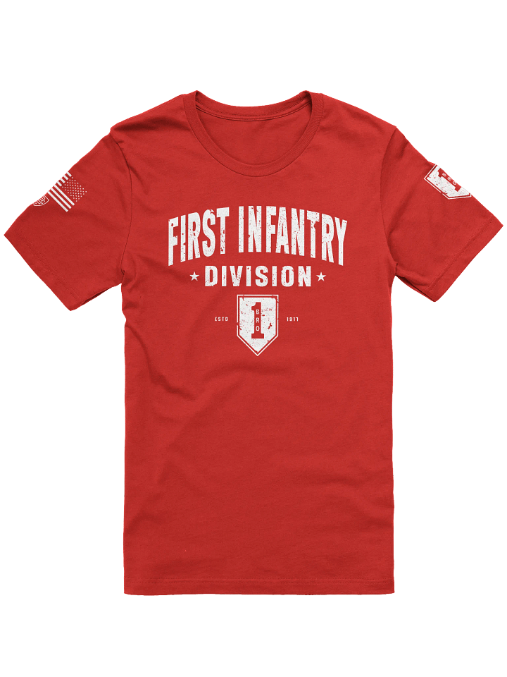 1st Infantry Division Big Red One Distressed T-Shirt product image (1)