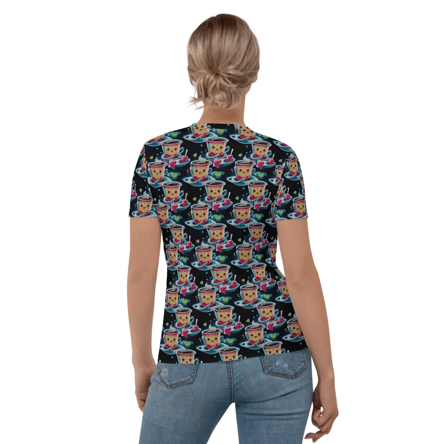 Kawaii Coffee All Over Print T-shirt product image (6)