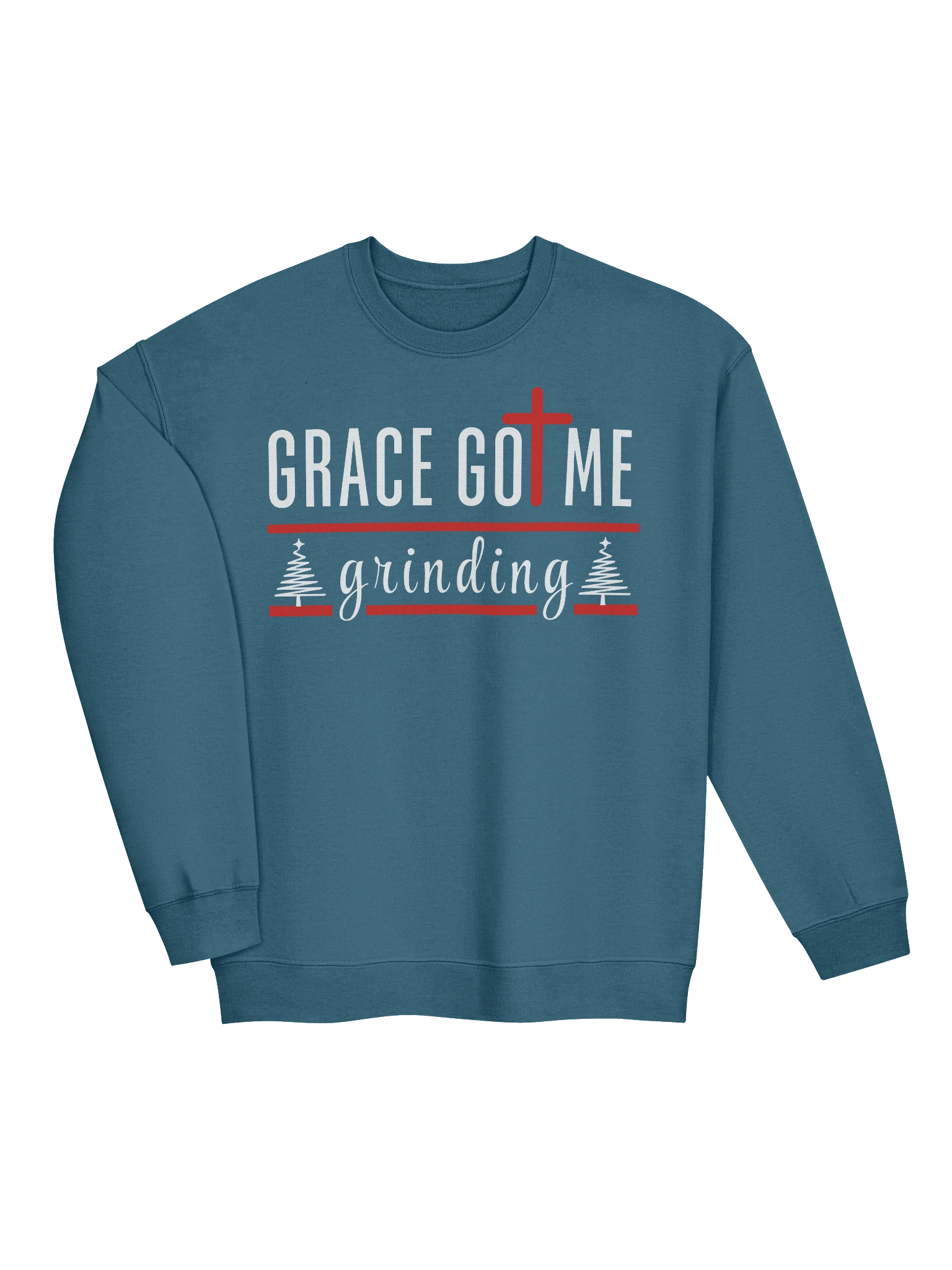 Grace Got Me Grinding Christian Sweater | Faith & Hustle Sweatshirt for Women | Inspirational Christian Apparel product image (8)