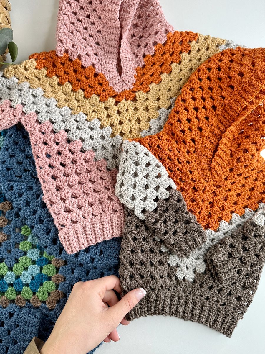 Baby Hoodie Pattern | Granny Stitch Child Crochet Hoodie | Sizes Newborn to 10 Years Pdf product image (4)