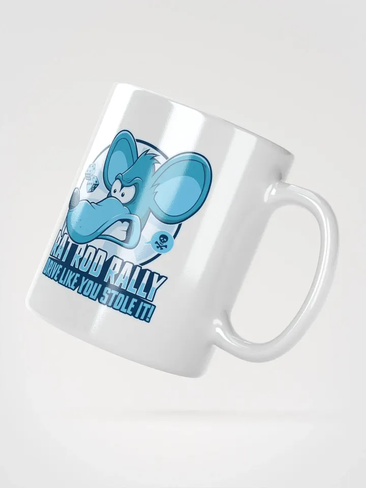 Funny Rat Rod Coffee Mug – Hot Rod Rally Cartoon Cup product image (2)