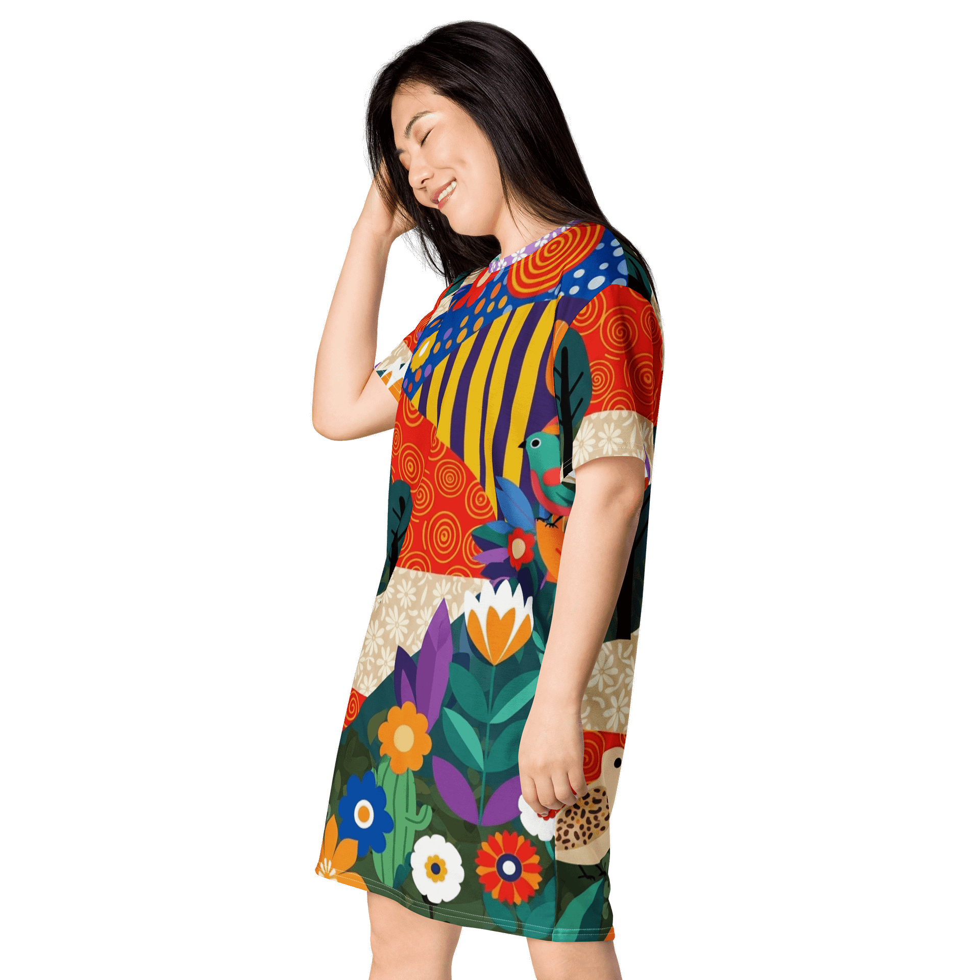 Whimsical Wonderland All-Over T-Shirt Dress product image (3)
