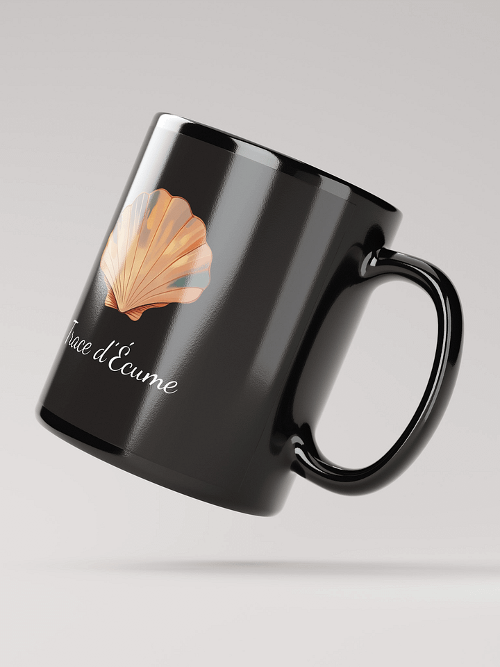 Mug Noir - Trace d'Ecume - Idée Cadeau Orignal product image (2)