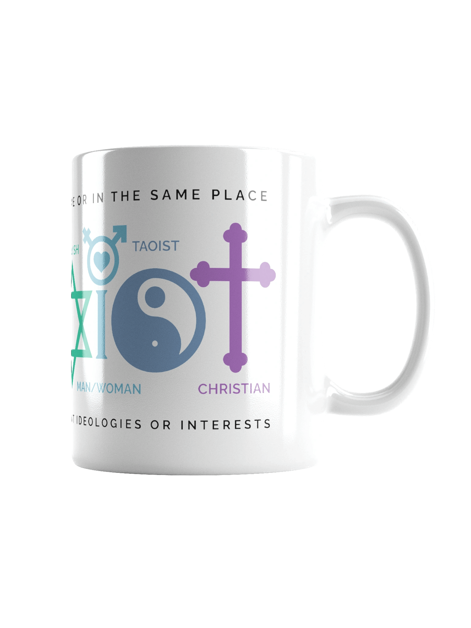 Only Human | White Glossy Mug product image (1)
