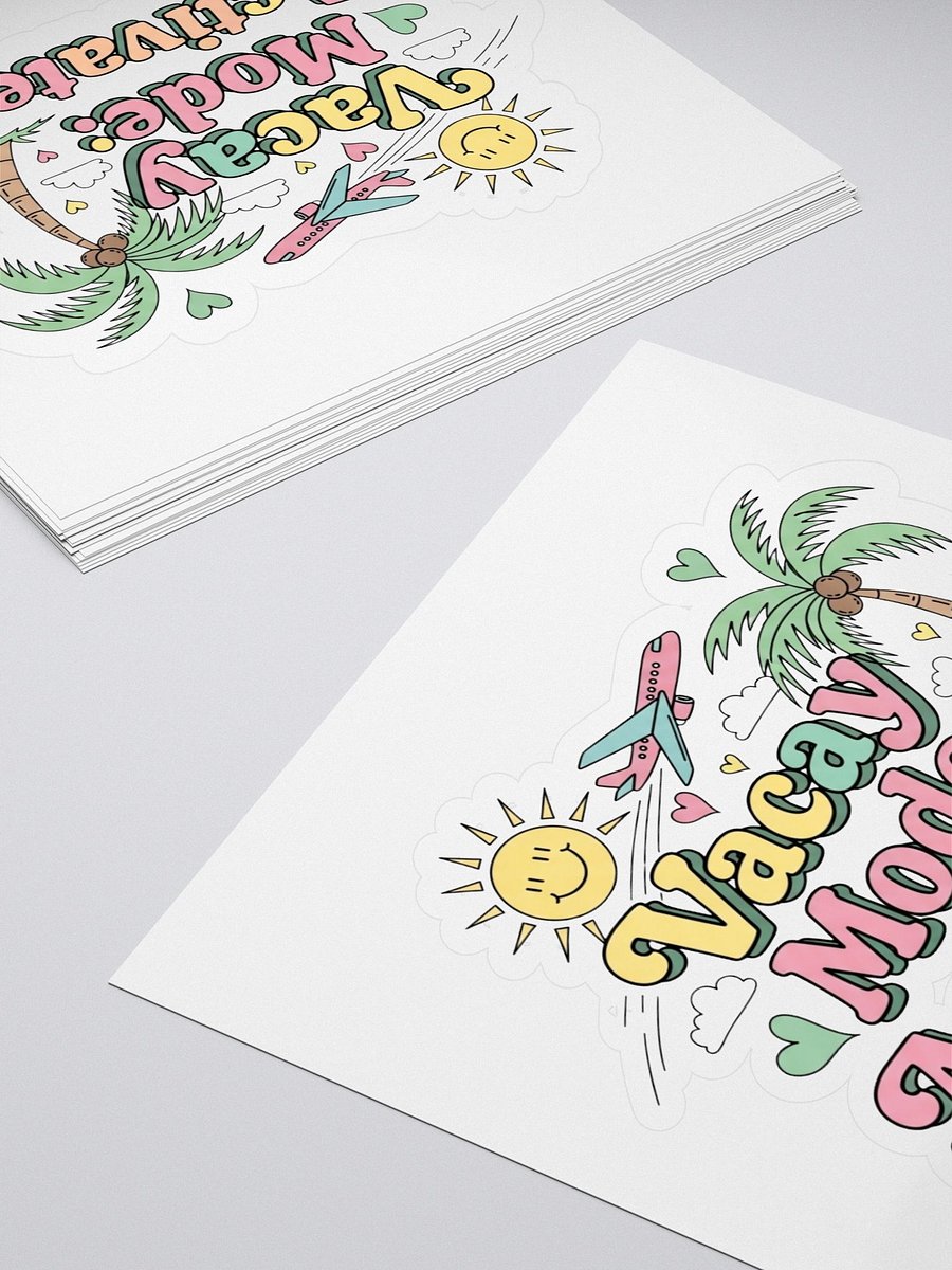 Vacation Mode Sticker – Vacay Activated Fun product image (4)