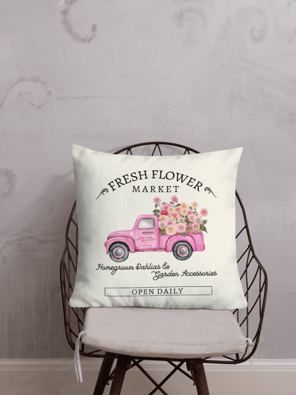 FRESH FLOWER MARKET PILLOW WITH FILLING product image (5)