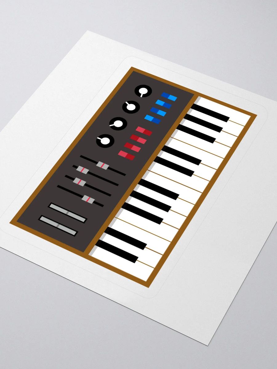 Vintage Analog Synth Sticker product image (7)