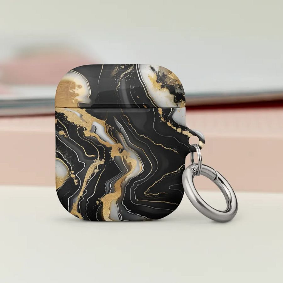 Luxury Marbled All-Over Print AirPods® Case product image (9)