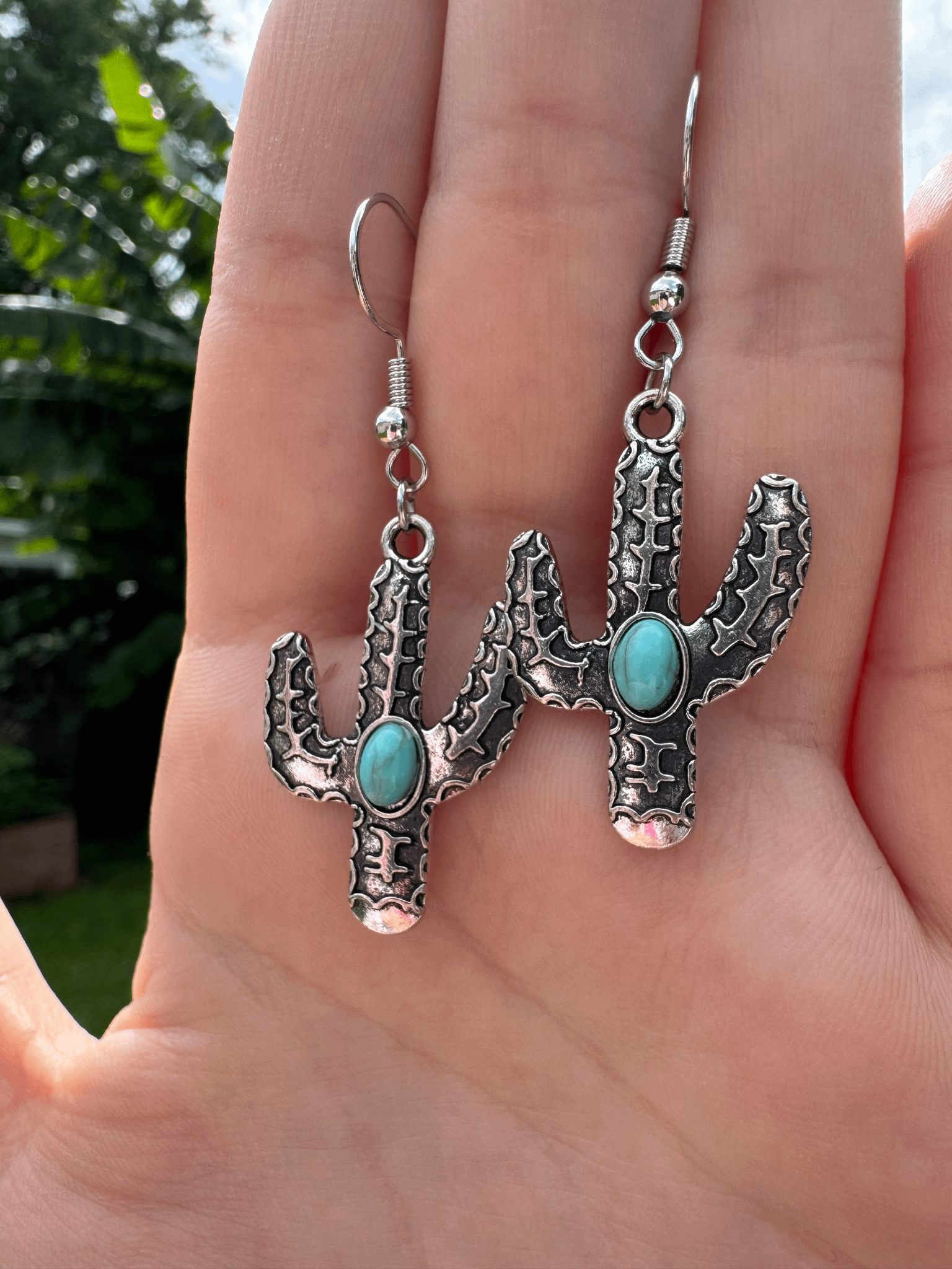 Wild West Cactus Earrings product image (2)