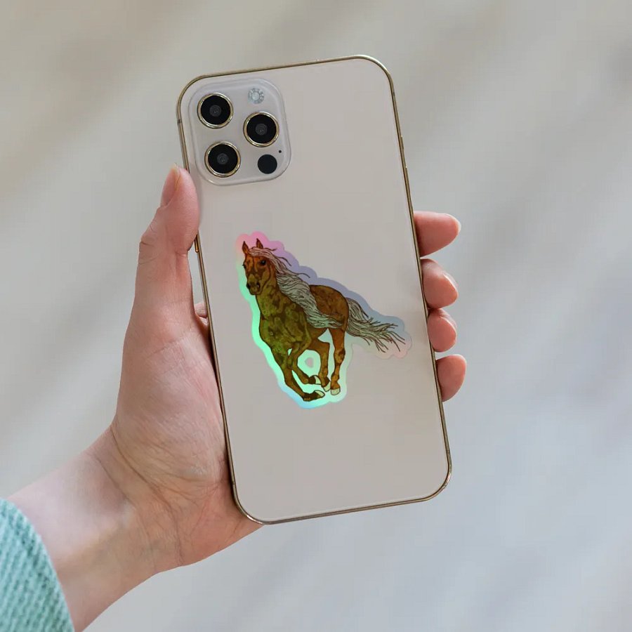 Ember Holographic sticker product image (8)