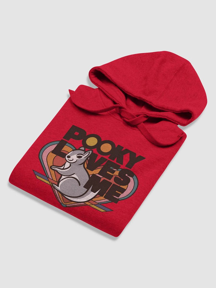 Super Soft and Comfy Hoodie: Pooky:Loves Me, Retro, heart grey squirrel product image (6)