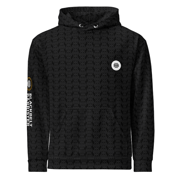 BBB All Over Print Black Hoodie product image (1)