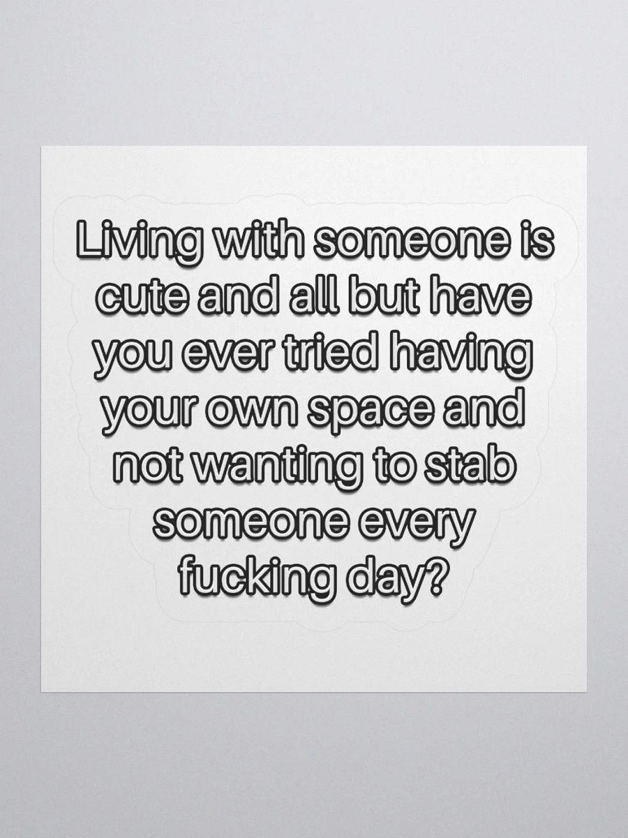 Living With Someone Sticker product image (1)