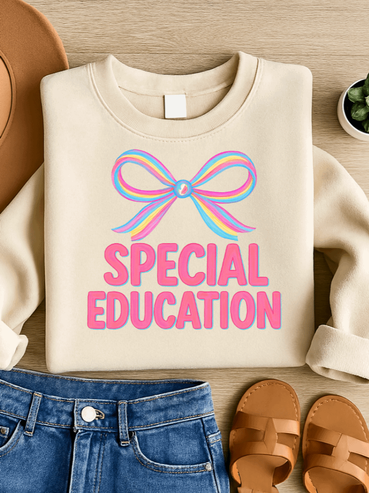 Special Education Back to School Sublimation PNG – Inclusive & Heartwarming Design for SPED Teachers – Colorful Classroom Clipart – 300 DPI Instant Digital Download product image (1)