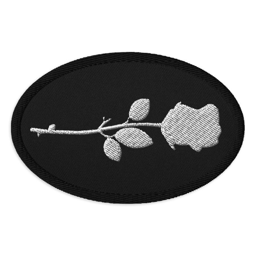 Rose Embroidered Patch product image (1)