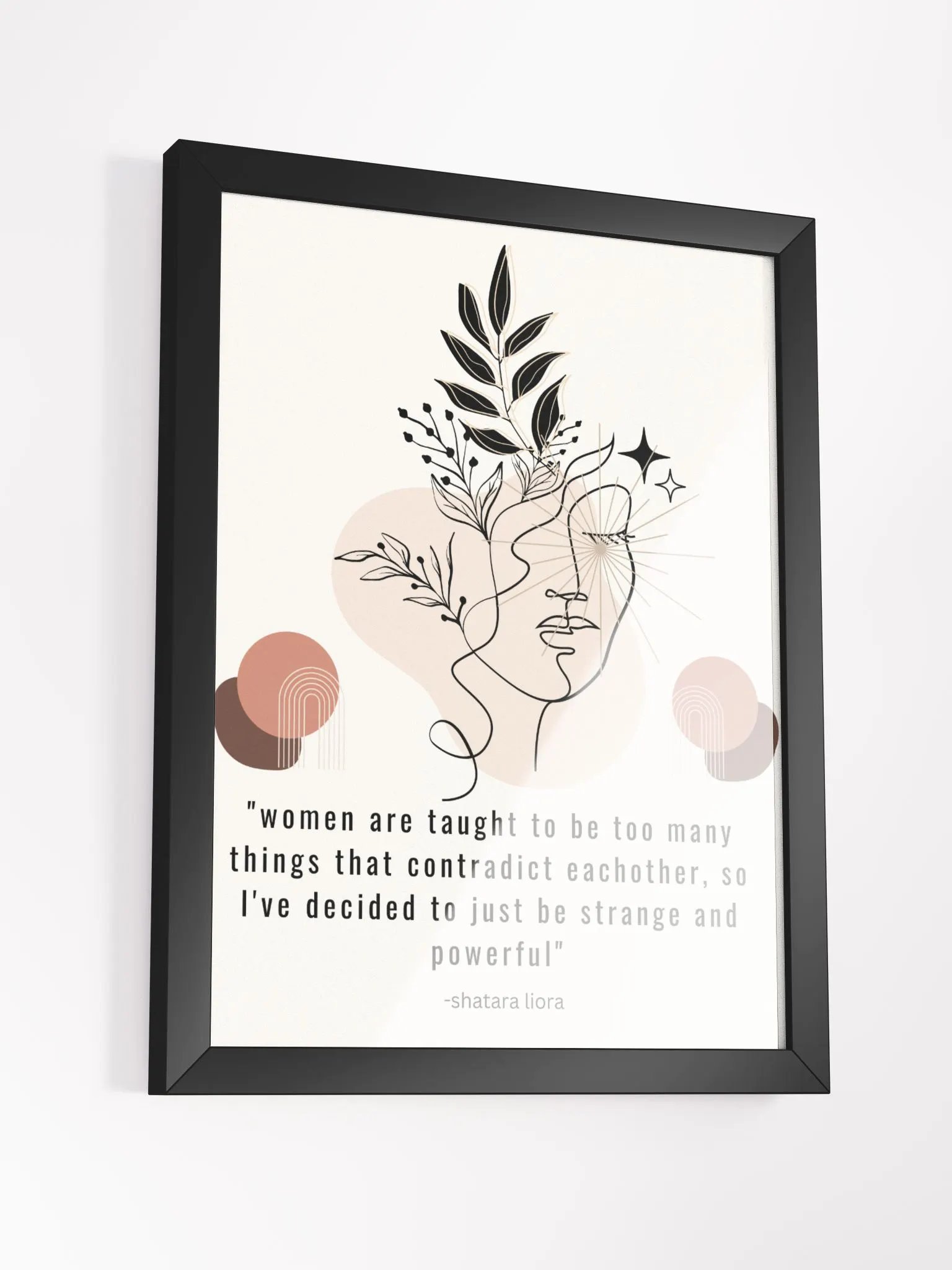 strange and powerful ii- framed design product image (3)