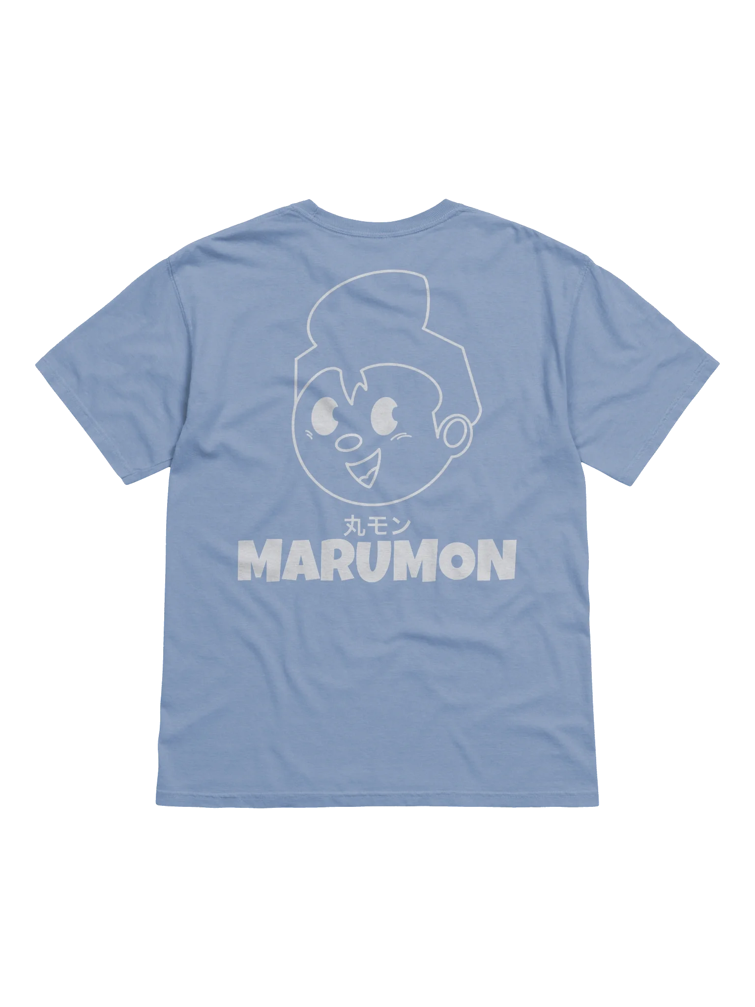MARUMON HUMAN PRINT SHIRT BLUE product image (4)