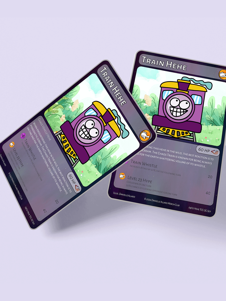 Train Hehe Digital Card [Hehe TCG Card #09] product image (1)