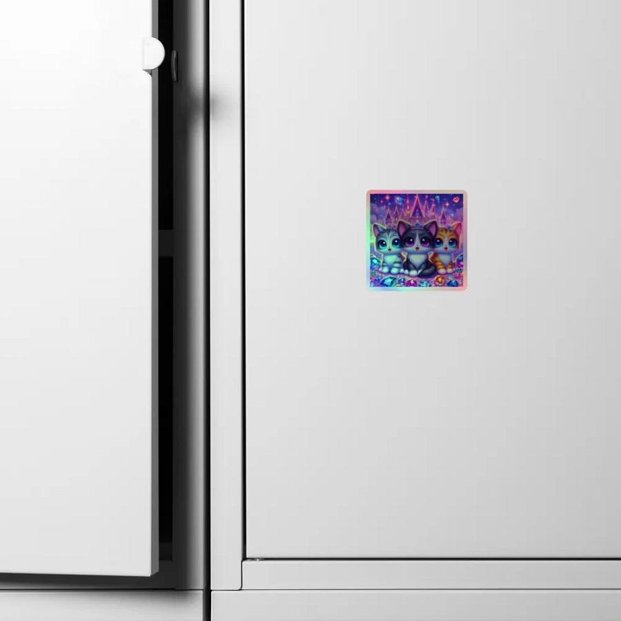 Fantasy Kittens Holographic Sticker Set product image (4)