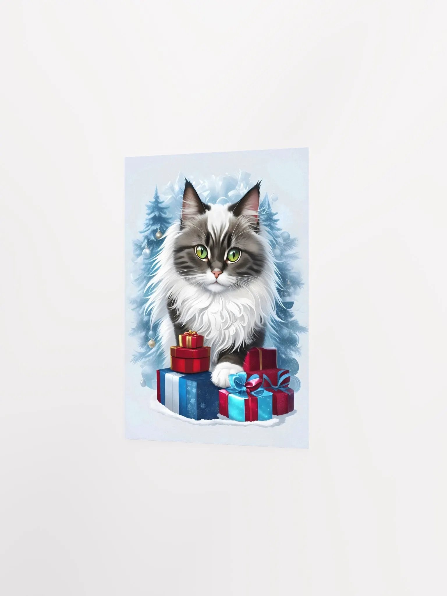 Christmas Kitty Surprise Poster product image (7)