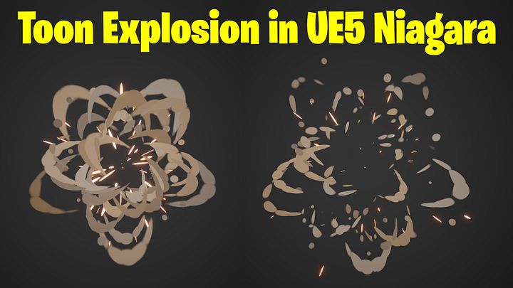2D Toon FX in Unreal Engine 5.4 Niagara Tutorial | Download Files product image (1)