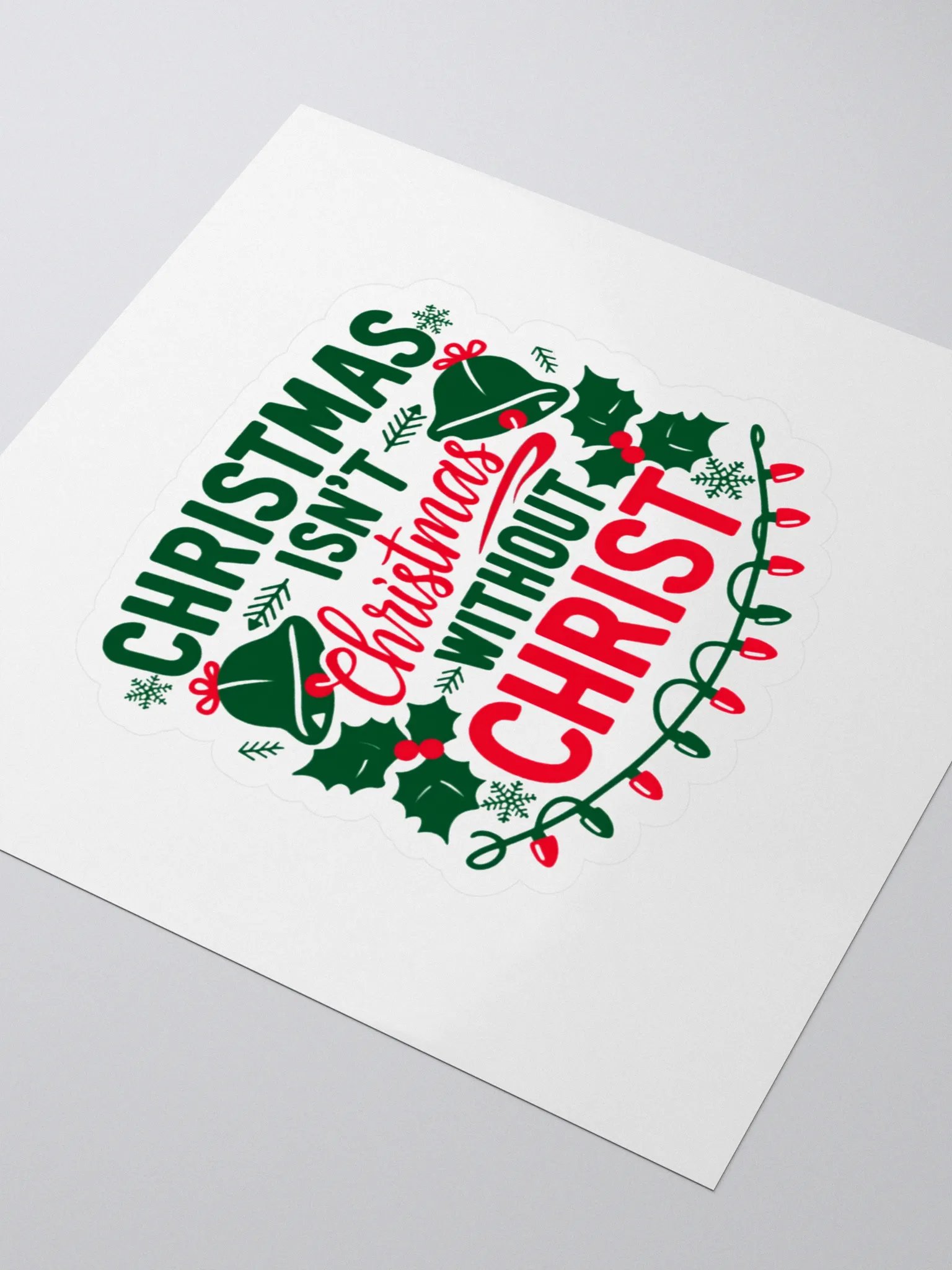 Christmas isn't Christmas Kiss Cut Stickers product image (3)