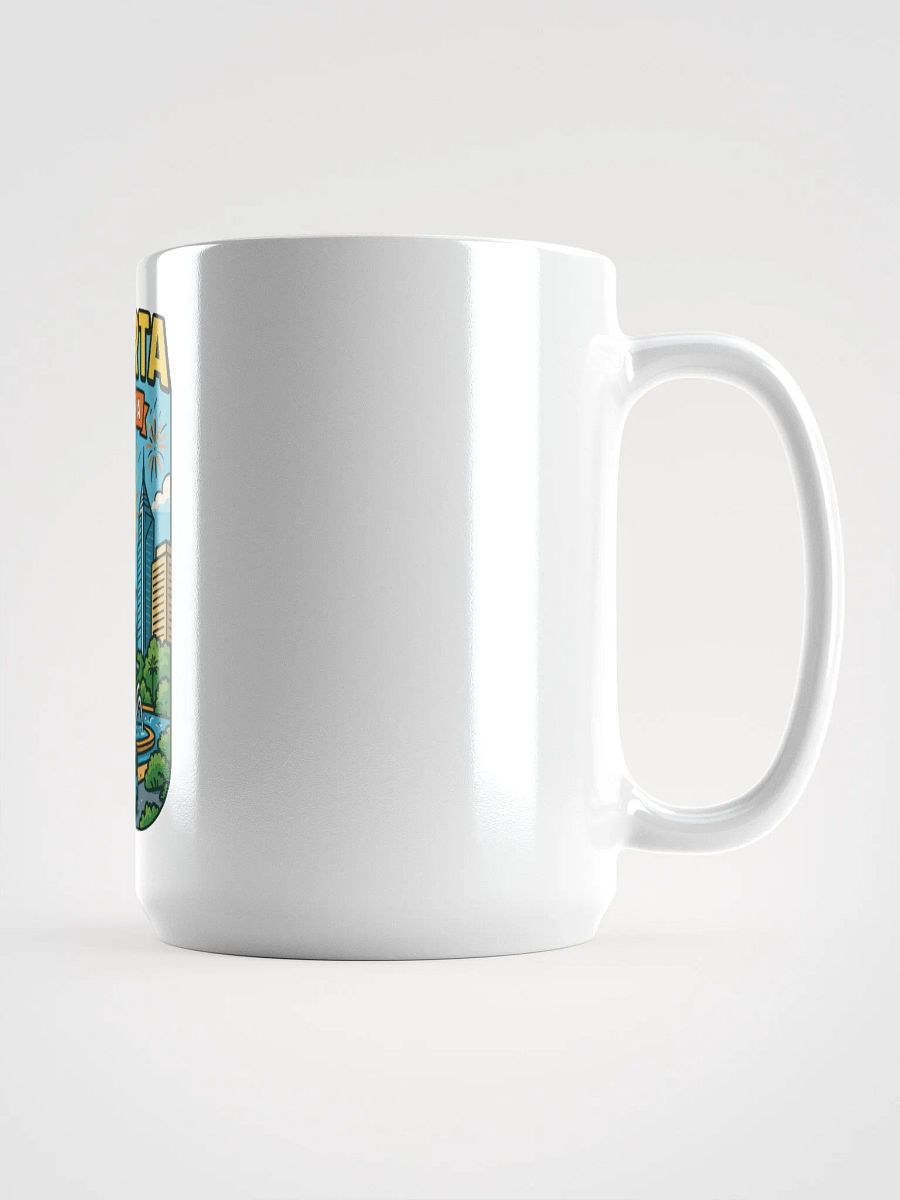 Jakarta Skyline White Glossy Mug product image (2)
