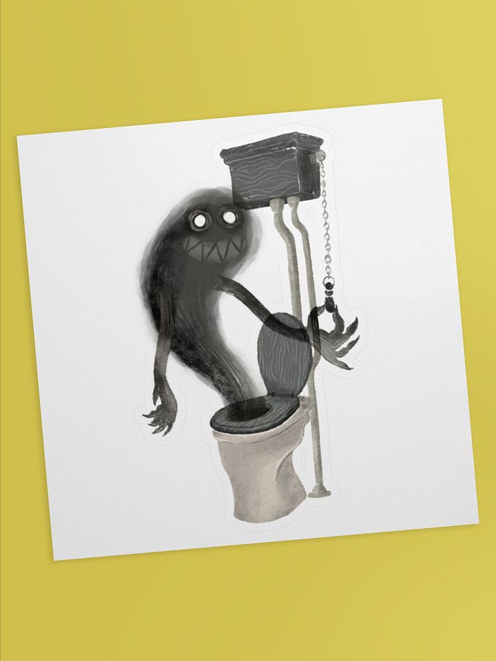 Bathroom Ghoul Sticker product image (2)