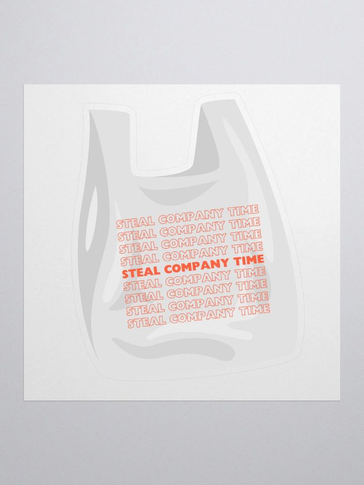 Steal Company Time bag stickers product image (1)