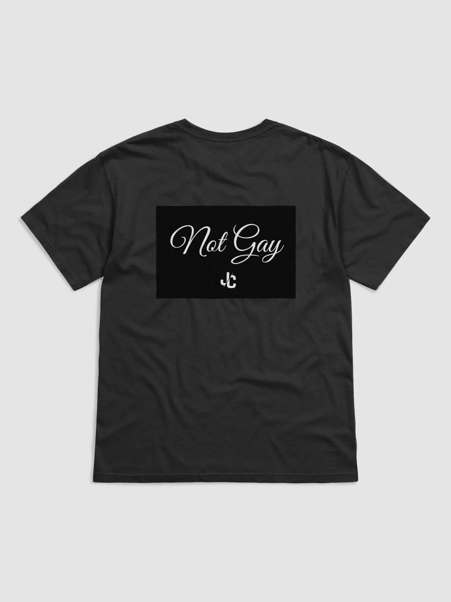 JC not gay t-shirt product image (2)