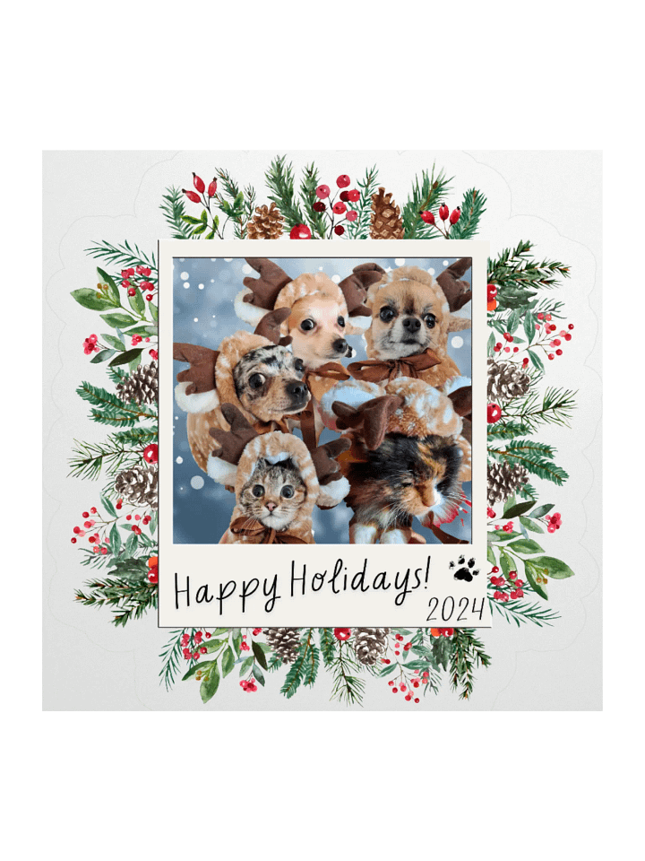 LIMITED EDITION Sticker - Paws [Holidays 2024] product image (1)