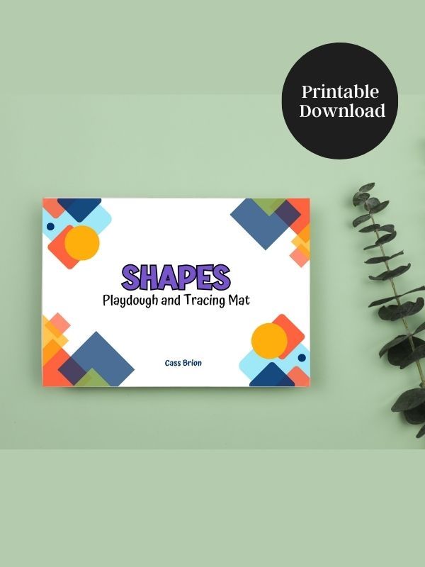 Shapes Playdough and Tracing Mat product image (1)