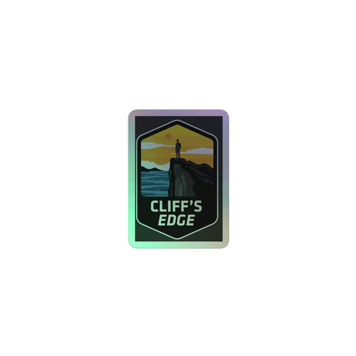 Cliff's Edge Logo Sticker! product image (2)