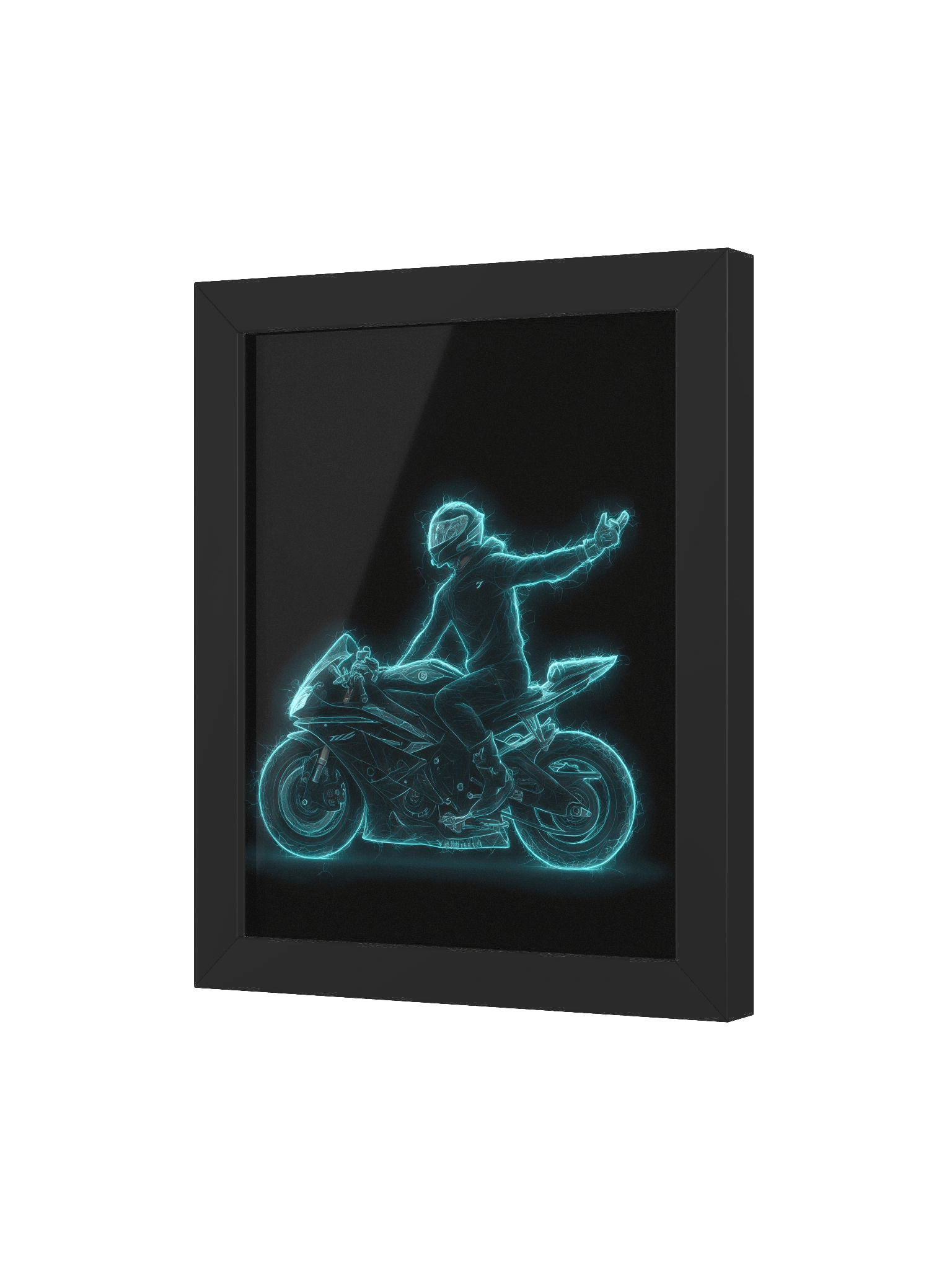 Neural Riders Framed Poster product image (12)
