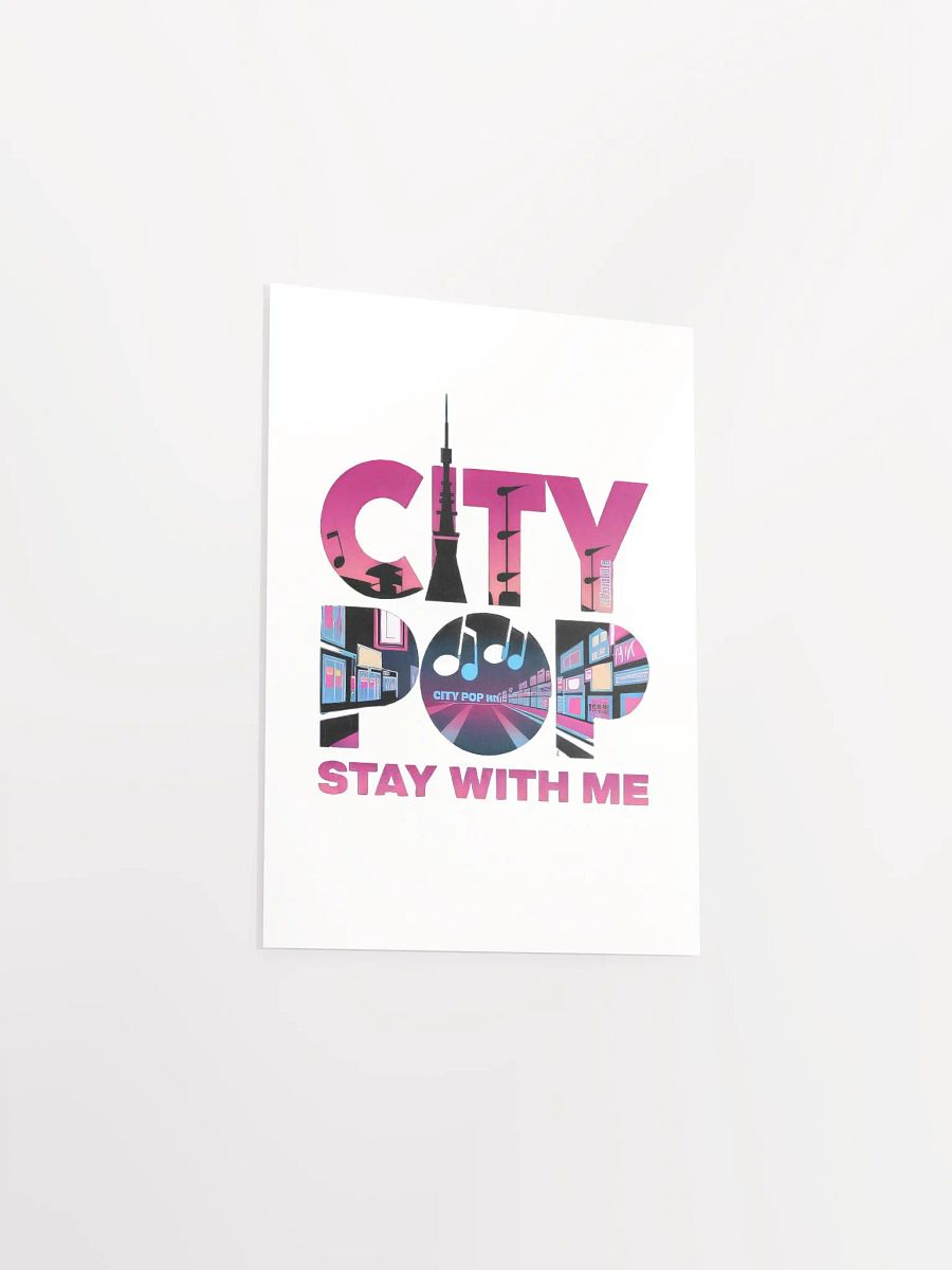 City Pop Enhanced Matte Paper Poster product image (3)