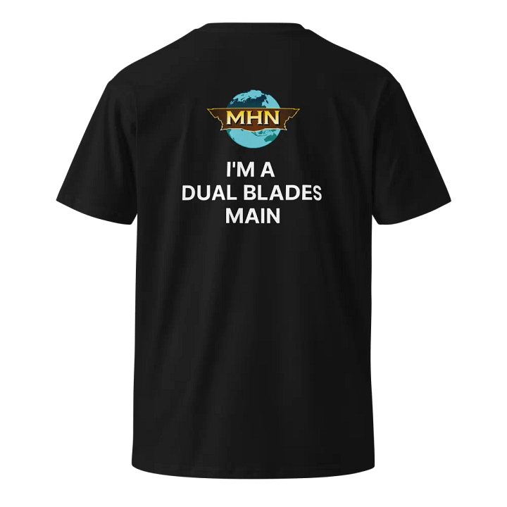 I'm A Dual Blades Main MHN Emblem Unisex T-Shirt Black/Grey/Navy product image (2)