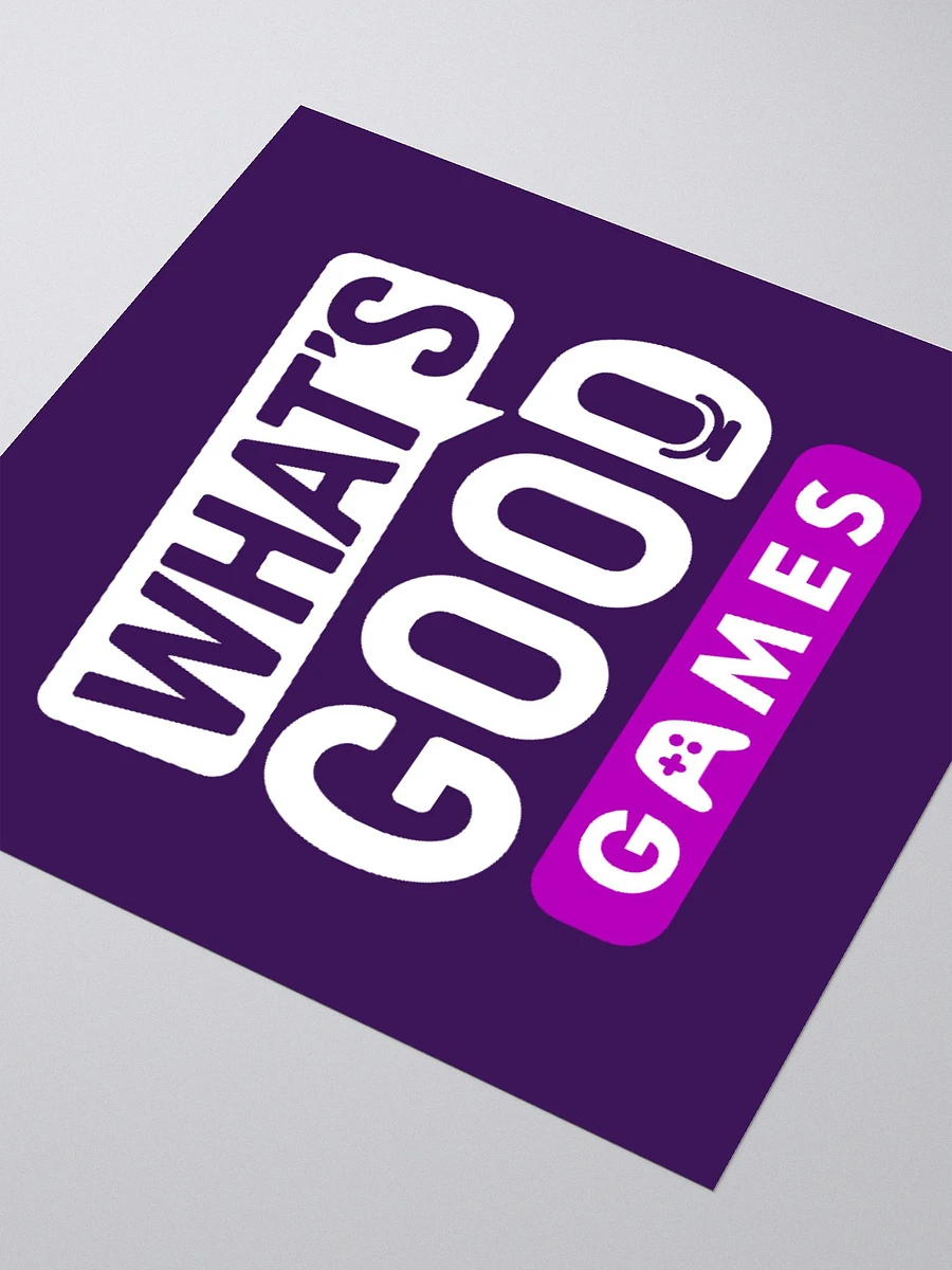 What's Good Games Logo Sticker product image (8)