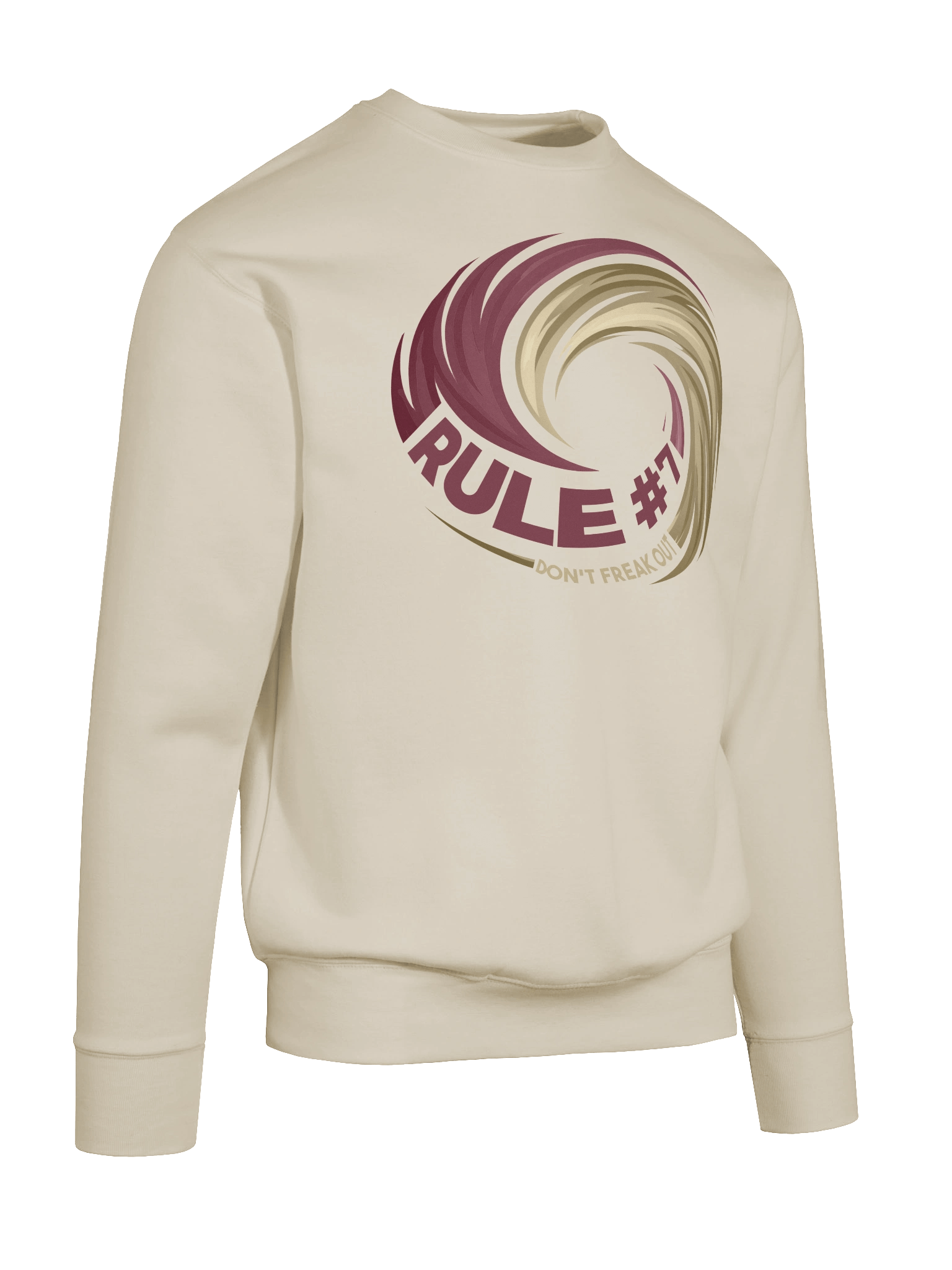 Rule #7 Cotton Sweatshirt Garnet and Gold product image (40)