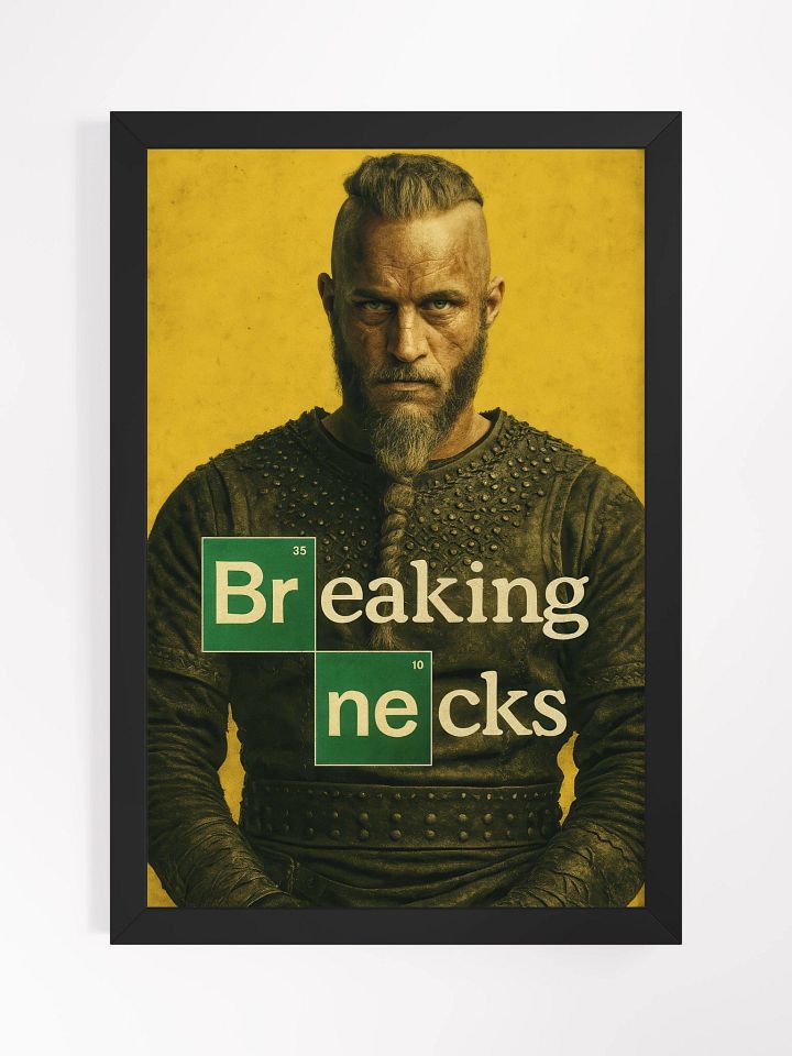 Breaking Necks Ragnar Wood Framed Matte Poster product image (5)