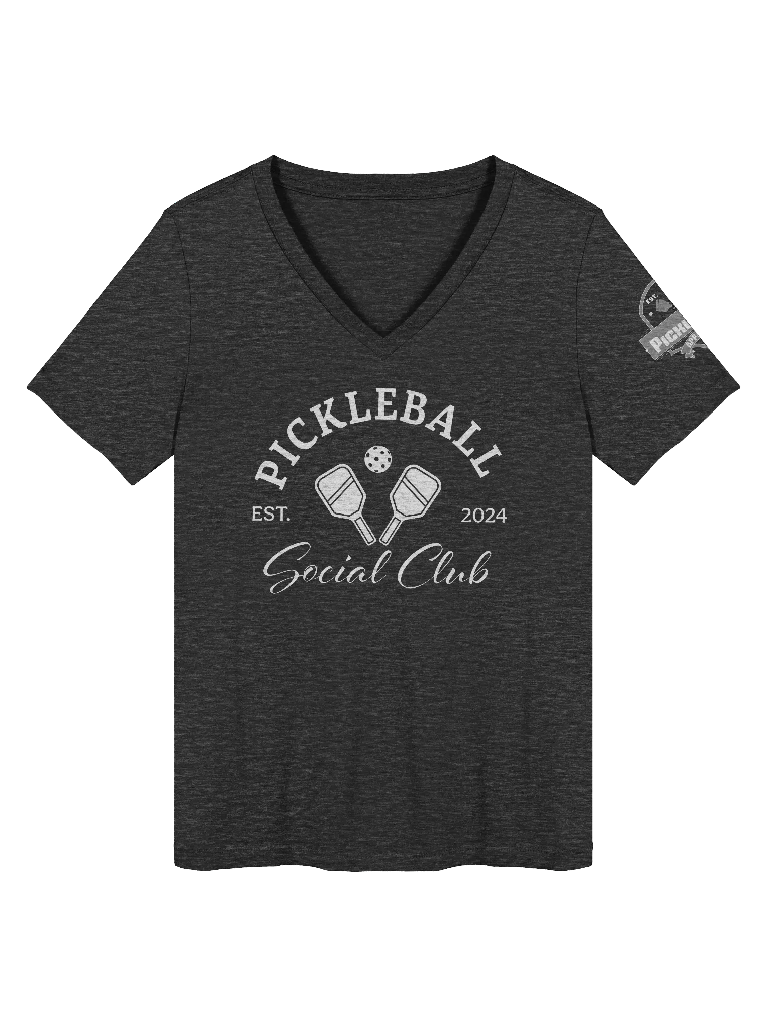PickleBall Social Club V-Neck Tee Womens product image (1)