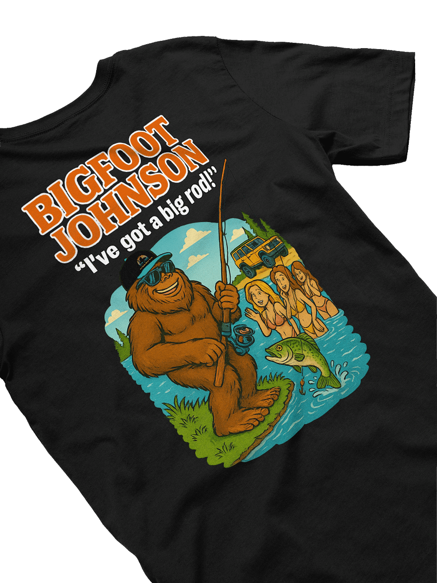 Bigfoot Johnson Big Rod Tee (Black) product image (4)