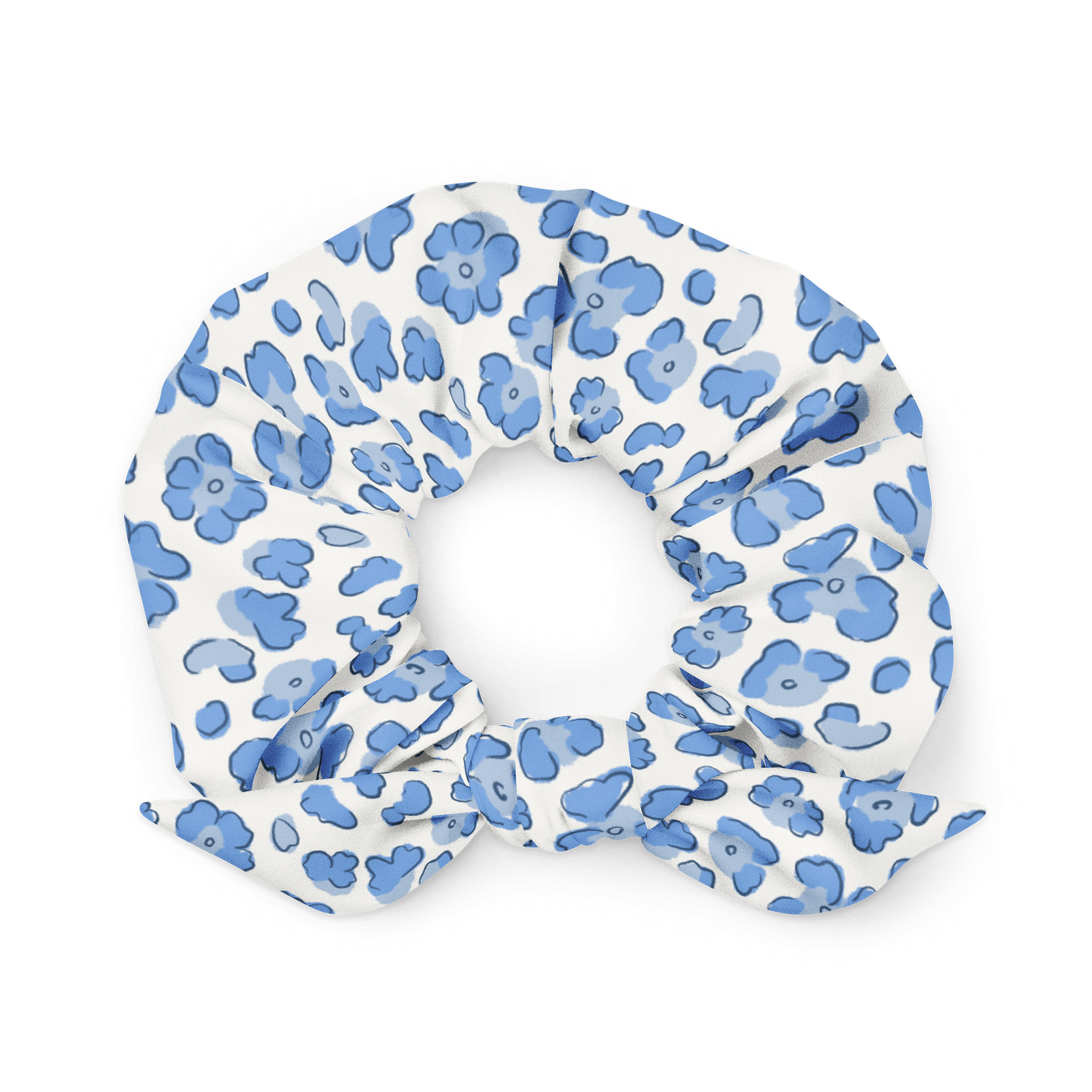 Leopard Floral All-Over Print Scrunchie product image (1)
