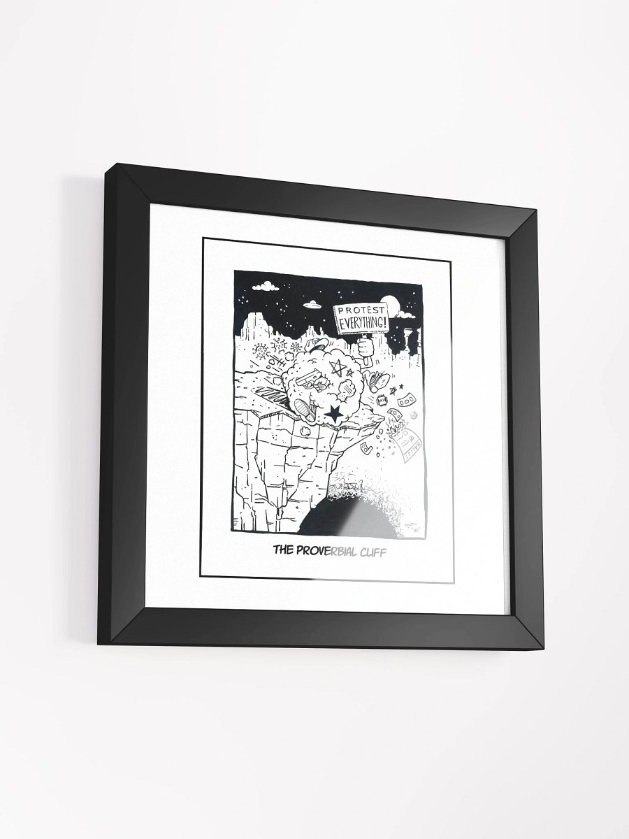 The Proverbial Cliff - Framed product image (3)