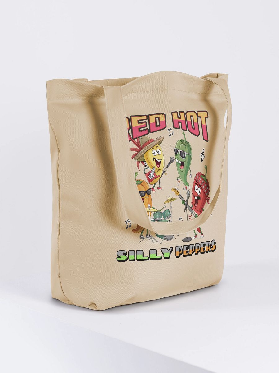 Red Hot Silly Peppers Eco-Friendly Tote Bag product image (4)