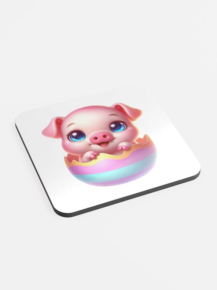 Pig Easter Egg - Coaster product image (2)