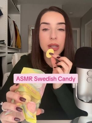 Replying to @alyssa trying some more swedish candy from @Swedish Candy Land #asmr #eatingcandy #mukbang #whispering #eatingshow 