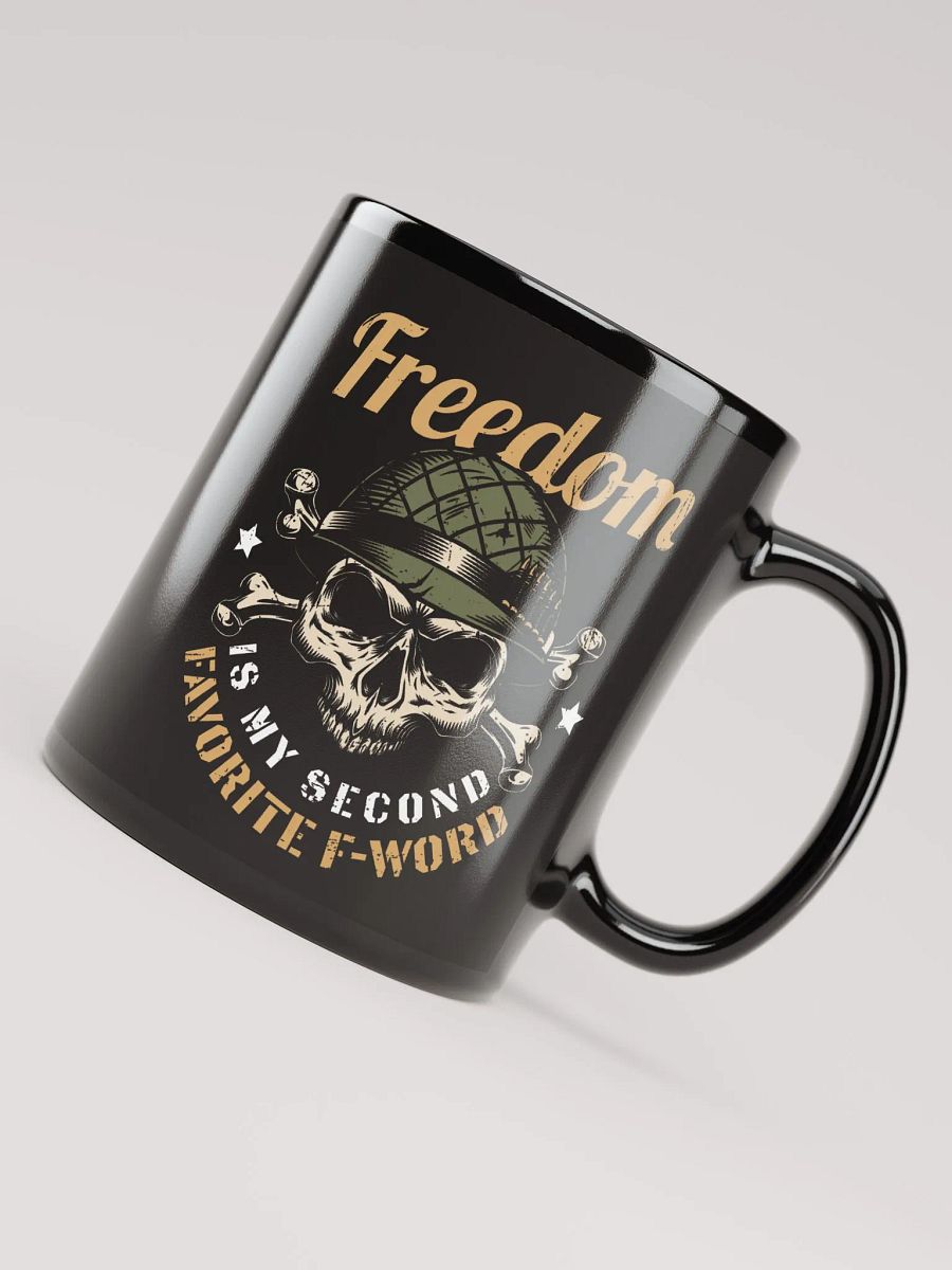 Freedom Graphic Black Mug product image (7)