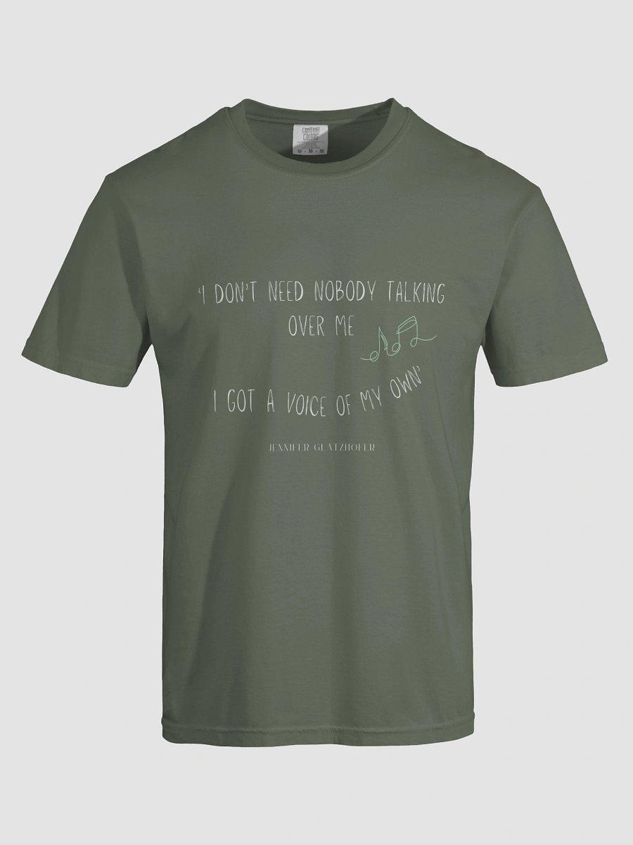 Voice of My Own - Lyric T-Shirt product image (23)