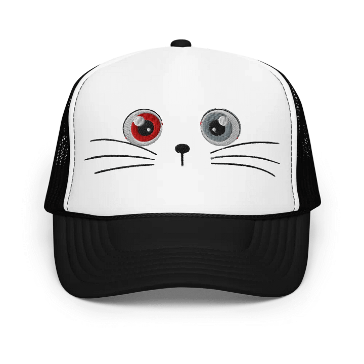 Cat Face || Otto Foam Mesh Hat product image (1)