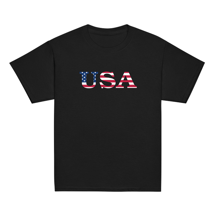 Gildan Youth Classic Tee-USA Flag product image (7)
